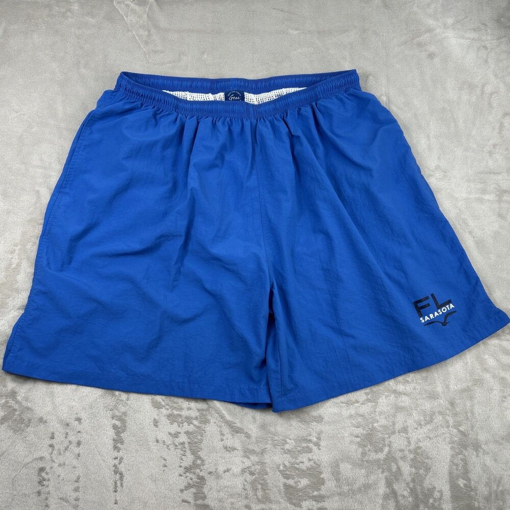 FL Sarasota Shorts Mens 2XL Swim Trunks Quick Dry Mesh Lined Athletic Beach